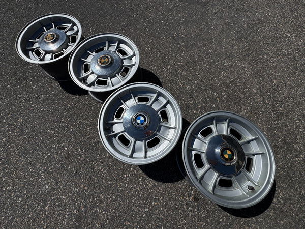 14" BMW 2800 CS e9 e12 e23 e24 e28 E9 WHEELS RIMS 5X120 FACTORY STOCK OEM csi