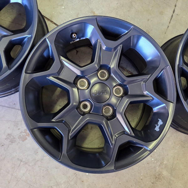 17 JEEP WRANGLER RUBICON GLADIATOR BLACK 392 5X127 OEM FACTORY STOCK WHEELS RIMS