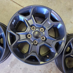17 JEEP WRANGLER RUBICON GLADIATOR BLACK 392 5X127 OEM FACTORY STOCK WHEELS RIMS