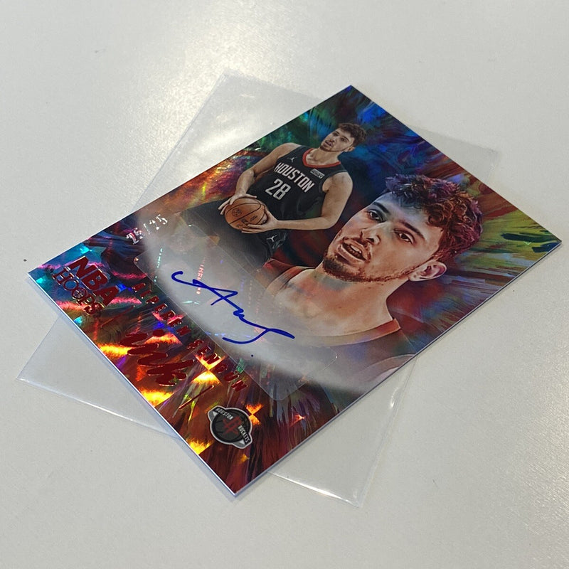 NBA HOOPS Alperen Sengun Ink /25 Numbered Autograph Auto Card Hologram Rookie