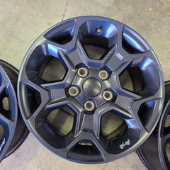 17 JEEP WRANGLER RUBICON GLADIATOR BLACK 392 5X127 OEM FACTORY STOCK WHEELS RIMS