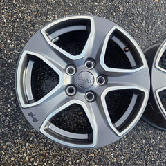 17 JEEP GLADIATOR RUBICON BLACK 392 5X127 OEM FACTORY STOCK WHEELS RIMS WRANGLER