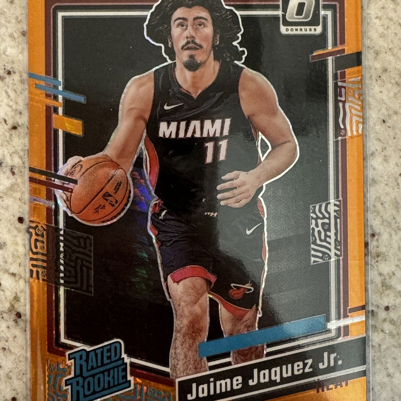 2023-24 Donruss Optic Jaime Jaquez Jr /99 Rated Rookie Orange Prizm Panini