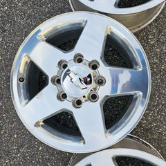 20 CHEVROLET SILVERADO  2500 3500 HD DENALI OEM FACTORY STOCK WHEELS RIMS 8X180