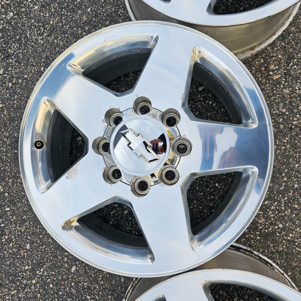 20 CHEVROLET SILVERADO  2500 3500 HD DENALI OEM FACTORY STOCK WHEELS RIMS 8X180