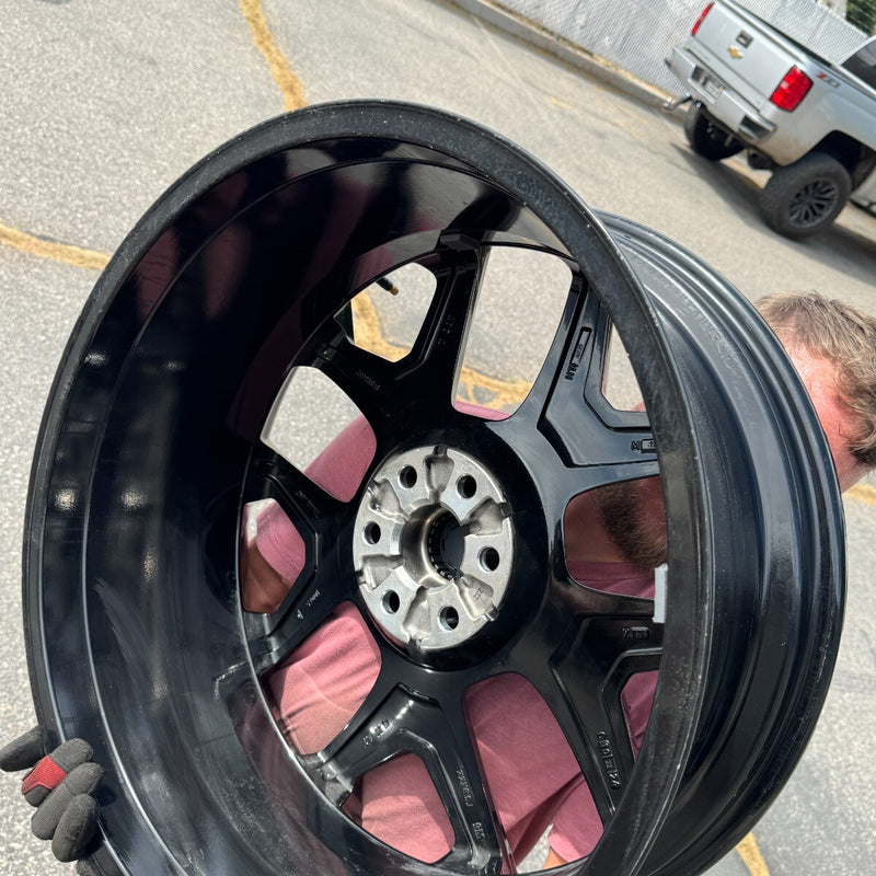 22 ACADIA TRAVERSE 6X120 BLAZER CHEVROLET OEM FACTORY STOCK WHEELS RIMS BLACK 20