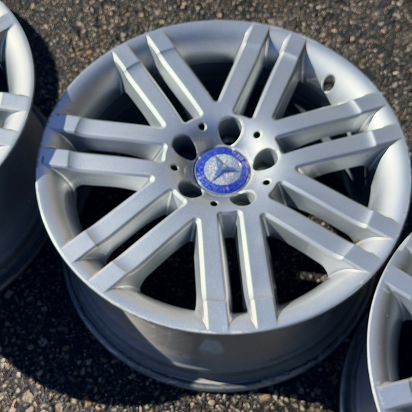17 MERCEDES BENZ W204 C300 C350 C450 C CLASS OEM FACTORY STOCK WHEELS RIMS 5x112