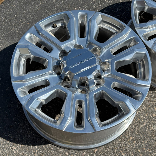 20 GMC SIERRA 2500 HD AT4 DENALI OEM FACTORY STOCK WHEELS RIMS 8X180 CHEVY