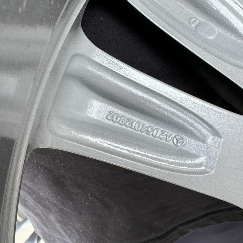 18 MERCEDES BENZ W205 C300 C350 C450 C CLASS OEM FACTORY STOCK WHEELS RIMS 5x112