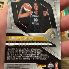2024 Prizm WNBA Kamilla Cardoso Variation #149 Checkerboard Case Hit RC Sky