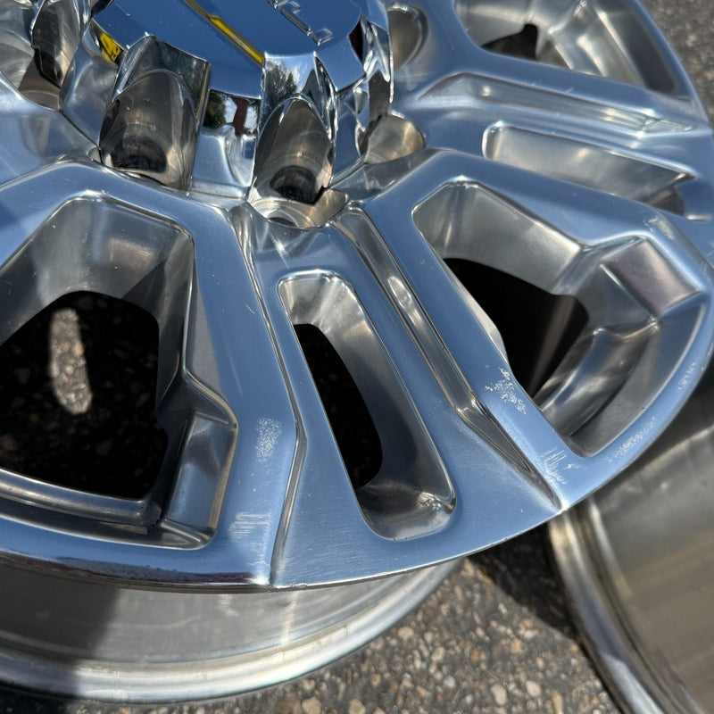 20 GMC SIERRA 2500 HD AT4 DENALI OEM FACTORY STOCK WHEELS RIMS 8X180 CHEVY