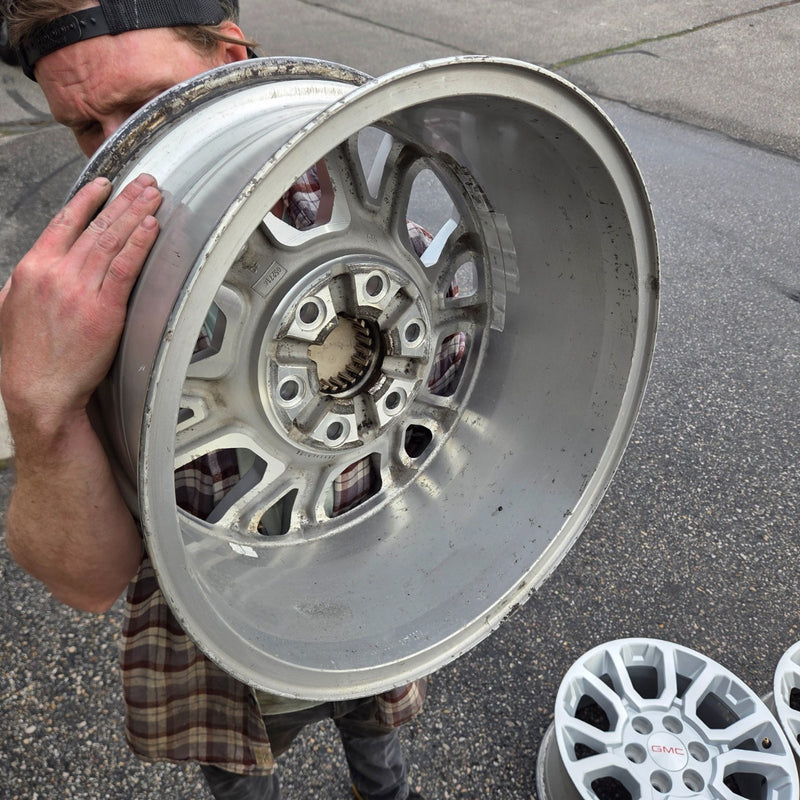 18 GMC SIERRA AT4X ZR2 SALTA AEV 1500 BISON 6X5.5 OEM FACTORY STOCK WHEELS RIMS