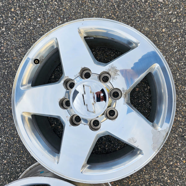 20 CHEVROLET SILVERADO  2500 3500 HD DENALI OEM FACTORY STOCK WHEELS RIMS 8X180