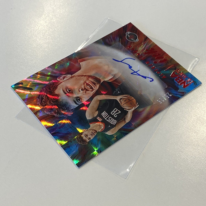 NBA HOOPS Alperen Sengun Ink /25 Numbered Autograph Auto Card Hologram Rookie