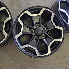 17 JEEP GLADIATOR RUBICON BLACK 392 5X127 OEM FACTORY STOCK WHEELS RIMS WRANGLER