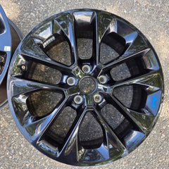 20 JEEP WRANGLER RUBICON BLACK 392 5X127 OEM FACTORY STOCK WHEELS RIMS GLADIATOR