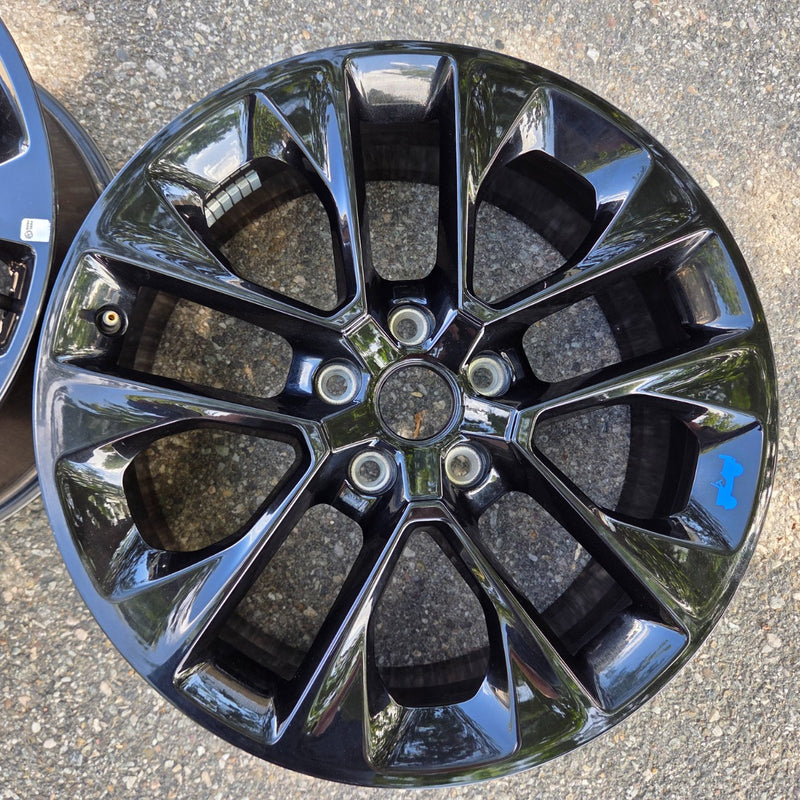 20 JEEP WRANGLER RUBICON BLACK 392 5X127 OEM FACTORY STOCK WHEELS RIMS GLADIATOR