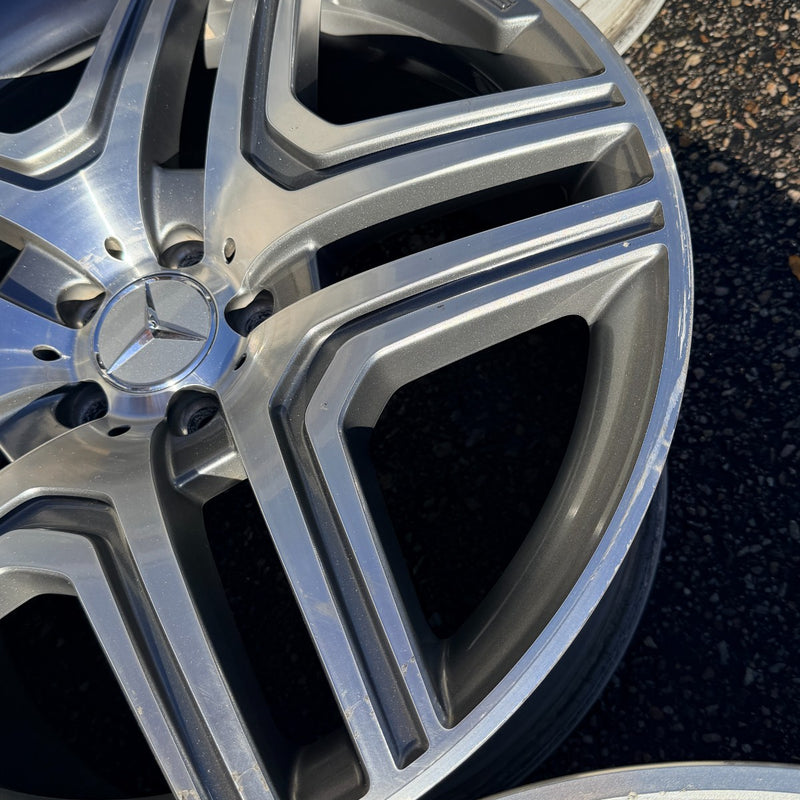 20 MERCEDES BENZ GLE ML63 GLS ML350 ML55 AMG OEM FACTORY STOCK WHEELS RIMS 5x112
