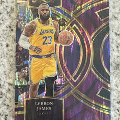 2023-24 Select NBA Lebron James #135 Purple Flash Prizm #’d /175 Premier Level