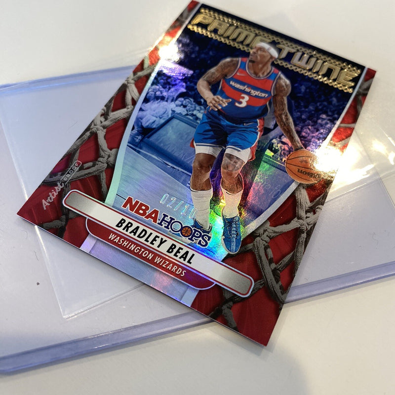 NBA HOOPS Bradley Beal /10 Artist Proof 👨‍🎨 Prime Twine Card Hologram Gem 2023