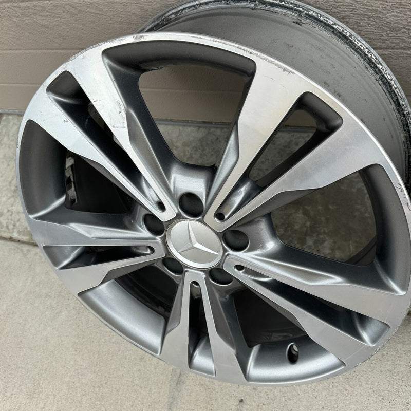 18 MERCEDES BENZ W205 C300 C350 C450 C CLASS OEM FACTORY STOCK WHEELS RIMS 5x112