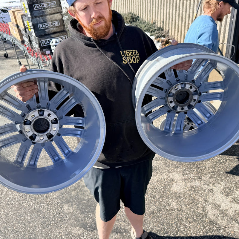 17 MERCEDES BENZ W204 C300 C350 C450 C CLASS OEM FACTORY STOCK WHEELS RIMS 5x112