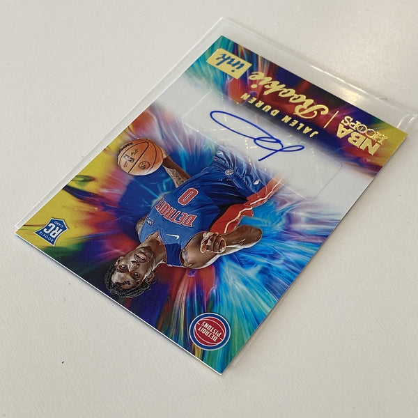 NBA HOOPS Jalen Duren Rookie Ink Card Hologram RI-JLD Mint Gem Autograph 2023