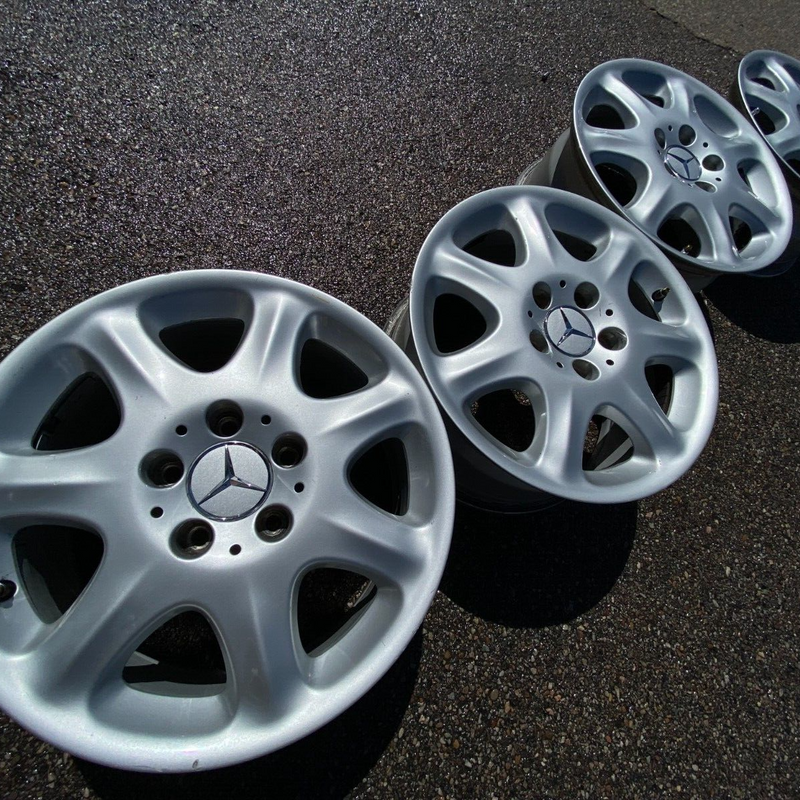 16 MERCEDES BENZ W220 S CLASS S430 S500 OEM FACTORY STOCK WHEELS RIMS 5x112