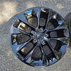 20 JEEP WRANGLER RUBICON BLACK 392 5X127 OEM FACTORY STOCK WHEELS RIMS GLADIATOR