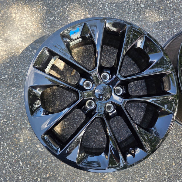 20 JEEP WRANGLER RUBICON BLACK 392 5X127 OEM FACTORY STOCK WHEELS RIMS GLADIATOR