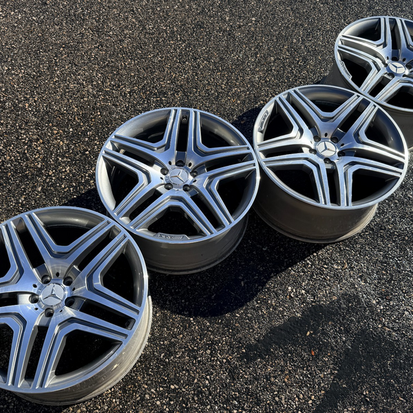 20 MERCEDES BENZ GLE ML63 GLS ML350 ML55 AMG OEM FACTORY STOCK WHEELS RIMS 5x112