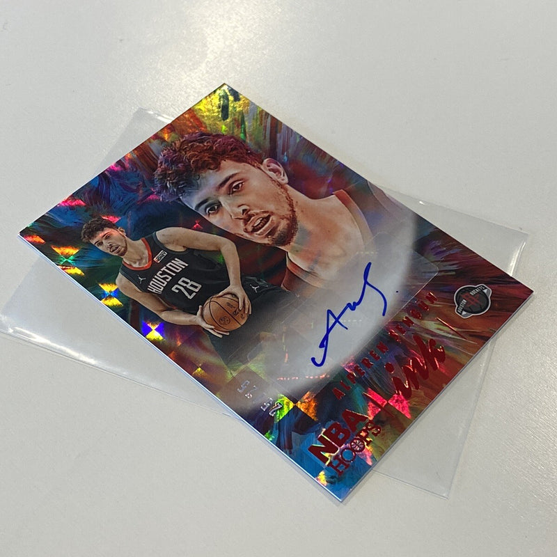 NBA HOOPS Alperen Sengun Ink /25 Numbered Autograph Auto Card Hologram Rookie