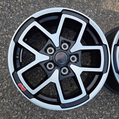 17 JEEP GLADIATOR RUBICON BLACK 392 5X127 OEM FACTORY STOCK WHEELS RIMS WRANGLER