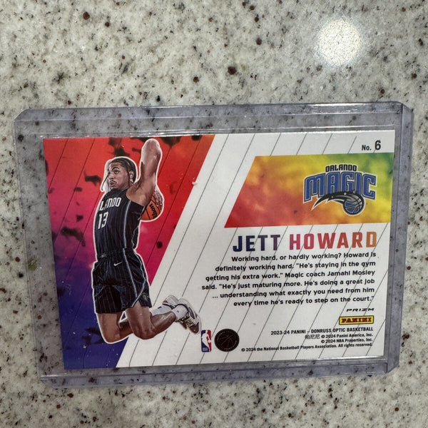Jett Howard Phazes Optic 2023-2024 Rookie Card Panini Prizm RC Case Hit SSP