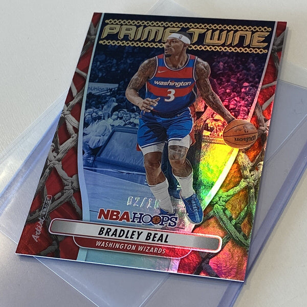 NBA HOOPS Bradley Beal /10 Artist Proof 👨‍🎨 Prime Twine Card Hologram Gem 2023