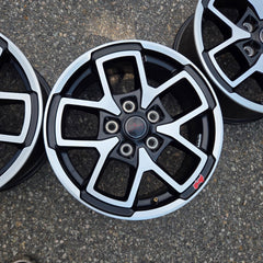 17 JEEP GLADIATOR RUBICON BLACK 392 5X127 OEM FACTORY STOCK WHEELS RIMS WRANGLER