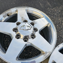20 CHEVROLET SILVERADO  2500 3500 HD DENALI OEM FACTORY STOCK WHEELS RIMS 8X180