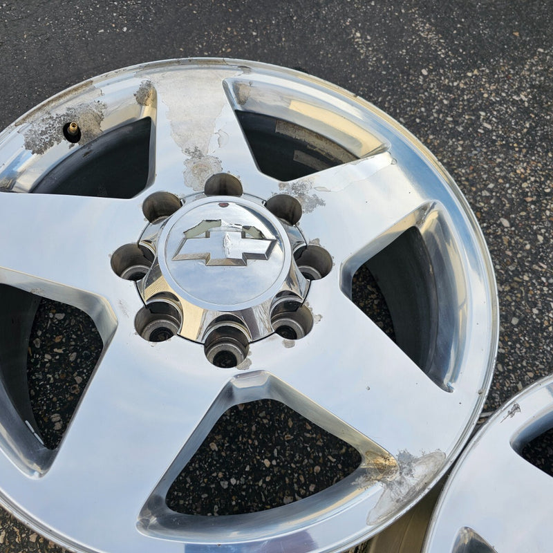 20 CHEVROLET SILVERADO  2500 3500 HD DENALI OEM FACTORY STOCK WHEELS RIMS 8X180