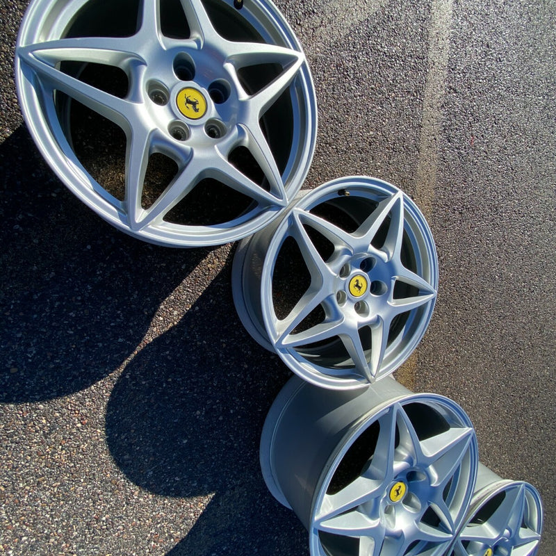 19 20 FERRARI 599 OEM FACTORY STOCK WHEELS RIMS 5X114.3 GTB GTO 612 CHALLENGE