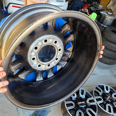 20 GMC SIERRA 2500 HD AT4 DENALI OEM FACTORY STOCK WHEELS RIMS 8X180 black