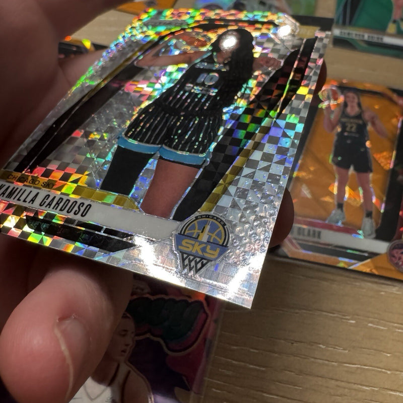 2024 Prizm WNBA Kamilla Cardoso Variation #149 Checkerboard Case Hit RC Sky