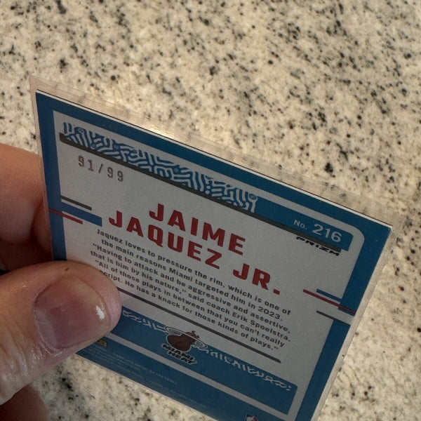 2023-24 Donruss Optic Jaime Jaquez Jr /99 Rated Rookie Orange Prizm Panini