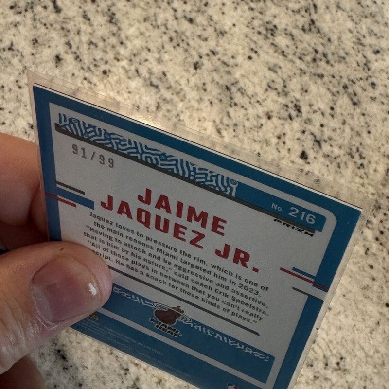 2023-24 Donruss Optic Jaime Jaquez Jr /99 Rated Rookie Orange Prizm Panini