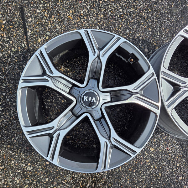 18' KIA STINGER OEM FACTORY STOCK WHEELS RIMS 5X114.3 K5 TELLURIDE SPORTAGE
