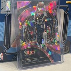 2023-24 Panini Select Kyrie Irving Courtside Cracked Ice Prizm /99 #221