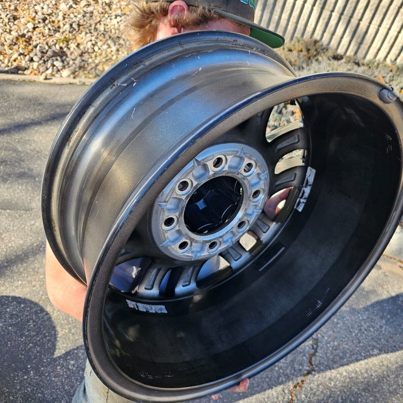 20 GMC SIERRA 2500 HD AT4 DENALI OEM FACTORY STOCK WHEELS RIMS 8X180 black