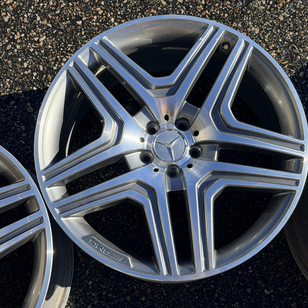 20 MERCEDES BENZ GLE ML63 GLS ML350 ML55 AMG OEM FACTORY STOCK WHEELS RIMS 5x112