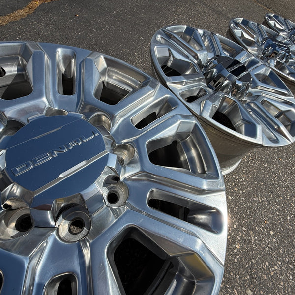 20 GMC SIERRA 2500 HD AT4 DENALI OEM FACTORY STOCK WHEELS RIMS 8X180 CHEVY