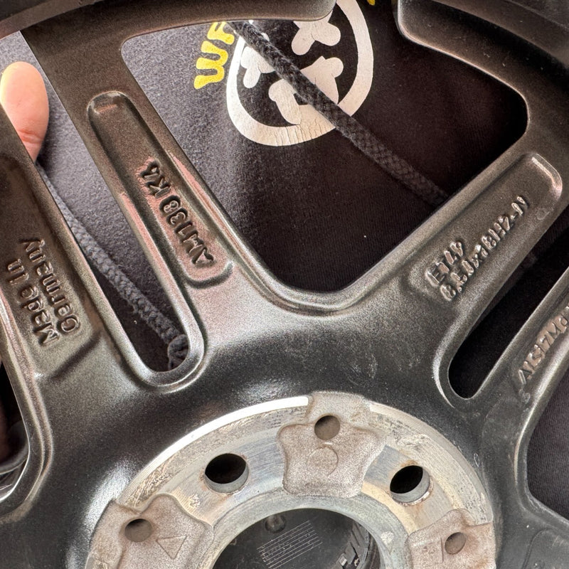 18 MERCEDES BENZ W205 C300 C350 C450 C43 AMG OEM FACTORY STOCK WHEELS RIMS 5x112