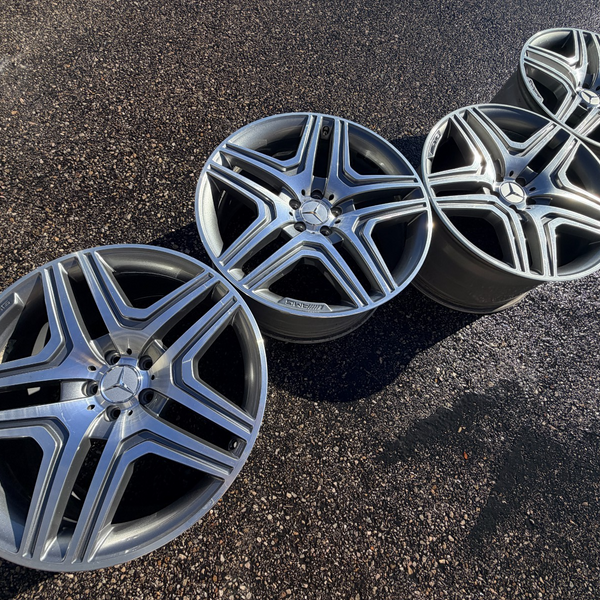 20 MERCEDES BENZ GLE ML63 GLS ML350 ML55 AMG OEM FACTORY STOCK WHEELS RIMS 5x112